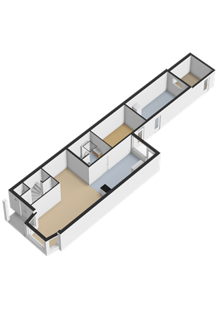 Floorplan - Vaartweg 13, 3754 NA Eemdijk